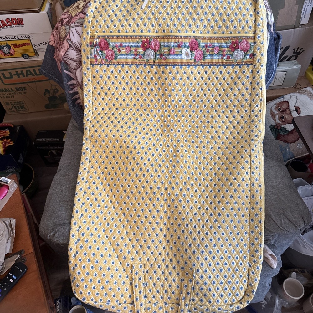 Vera Bradley ELIZABETH Garment Bag Quilted Floral Travel Carrier Retired Vintage